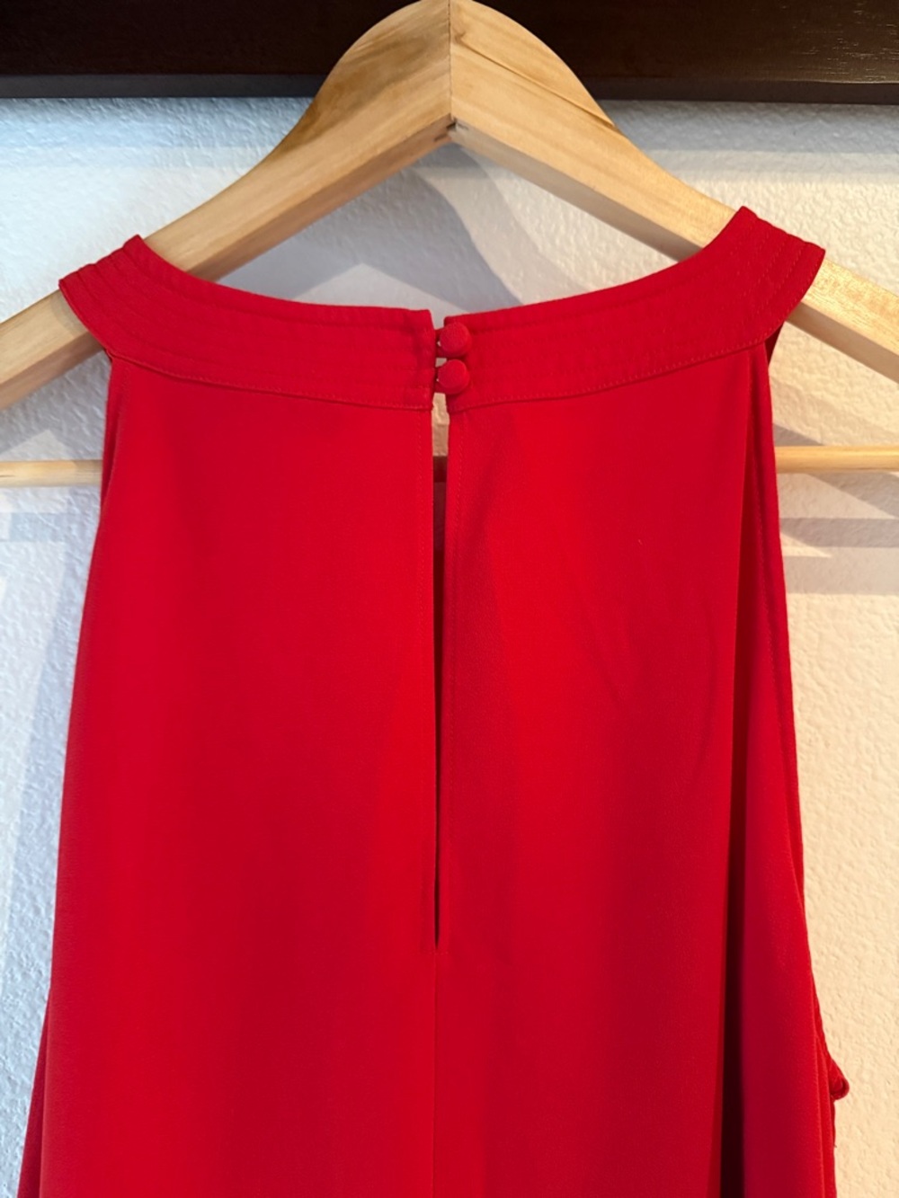 Southern Tide Game Day Bright Red Halter Mini Dress, Breathable, Size L - Picture 6 of 12